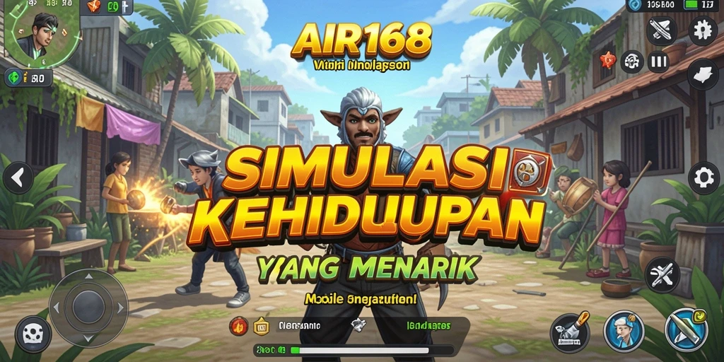 Tampilan gameplay menarik dari AIR168 menunjukkan interaksi karakter.