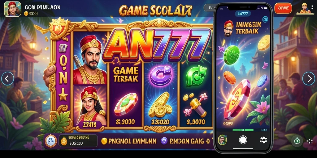 Screenshot AN777 menunjukkan gameplay Slot yang seru dan mengasyikkan.