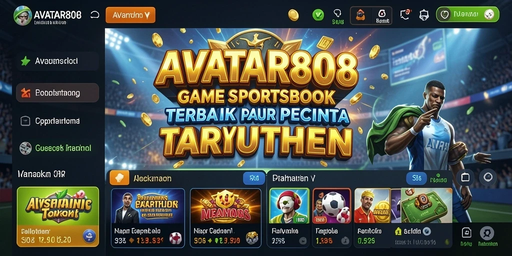 Tampilan screenshot AVATAR808 menampilkan pengalaman taruhan yang mendebarkan.