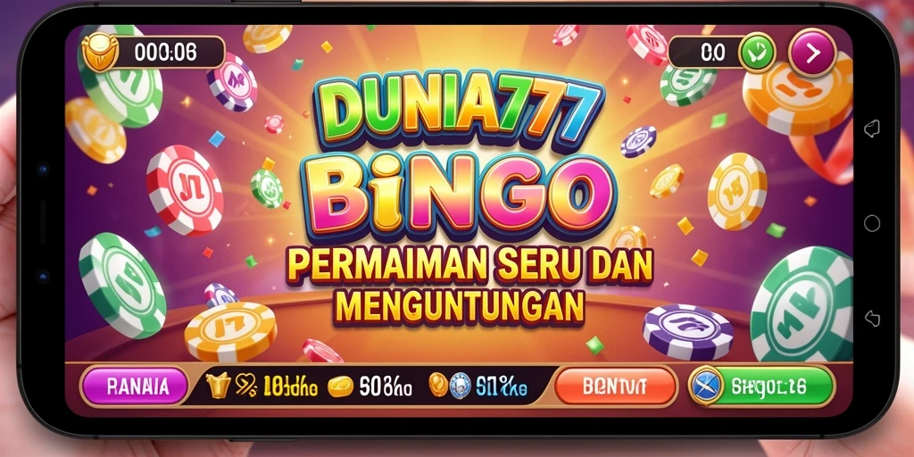Gameplay seru Bingo DUNIA777 yang mengasyikan.