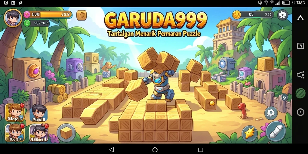 Tampilan gameplay menantang dari GARUDA999 yang mengasah otak.