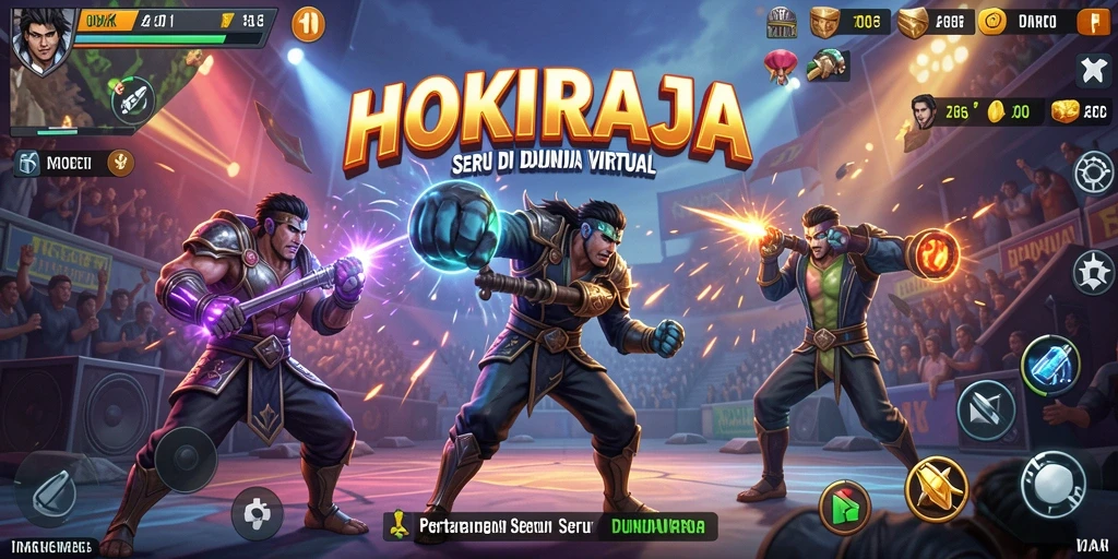 Gameplay seru dan grafis menakjubkan di HOKIRAJA.