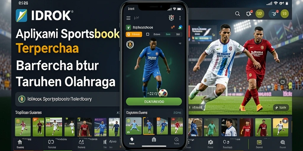 Tampilan menarik dan intuitif dari aplikasi Sportsbook IDROK.