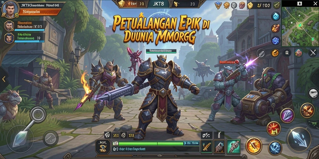Tangkapan layar yang menunjukkan pertarungan seru dalam JKT8.