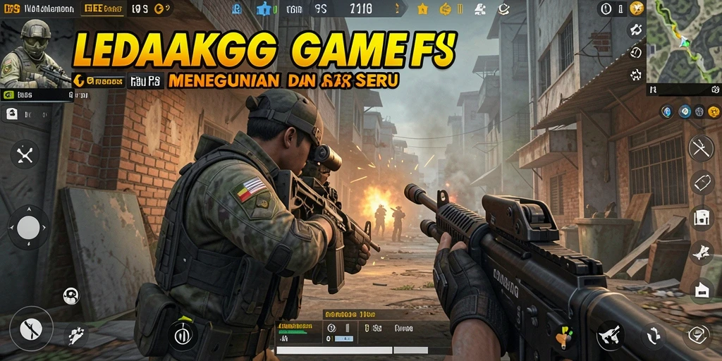 Gameplay intens di <strong>LEDAKGG</strong> menampilkan pertempuran epik dan grafis yang memukau.