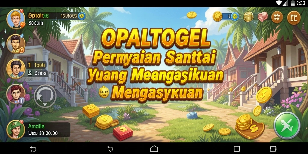 Tampilan permainan OPALTOGEL yang menghibur dan menarik.