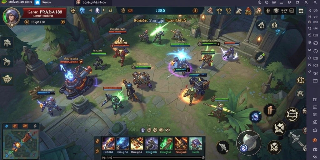Tangkapan layar gameplay PRADA188 dengan elemen strategi yang mendebarkan.