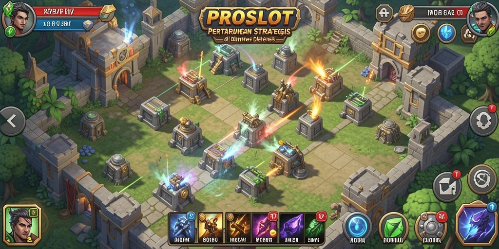 Tangkap momen intens dalam permainan Tower Defense PROSLOT.