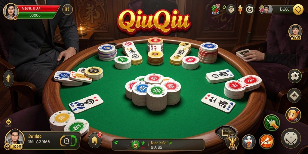 Screenshot gameplay QiuQiu yang menampilkan aksi seru dari VV62.