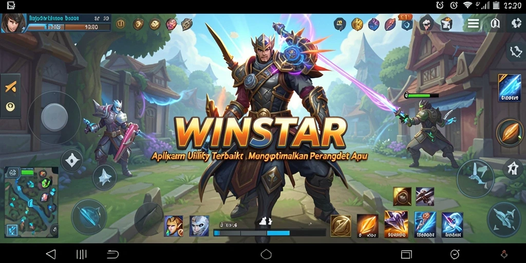 Tampilan antarmuka WINSTAR yang modern dan fungsional.